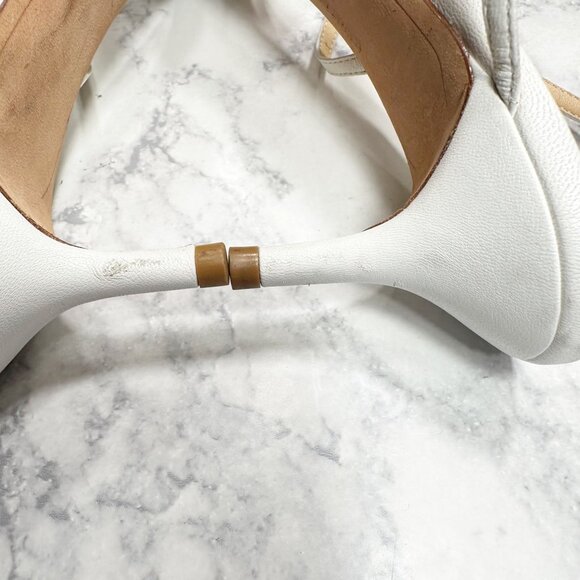 Alexandre Birman White Strappy Stiletto Sandals - Picture 9 of 11